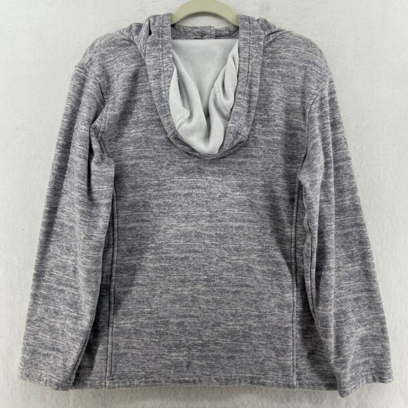 Renegade Club Sweatshirt Mens M Gray Heather Logo Button Front Pullover Hoodie - Picture 2 of 12